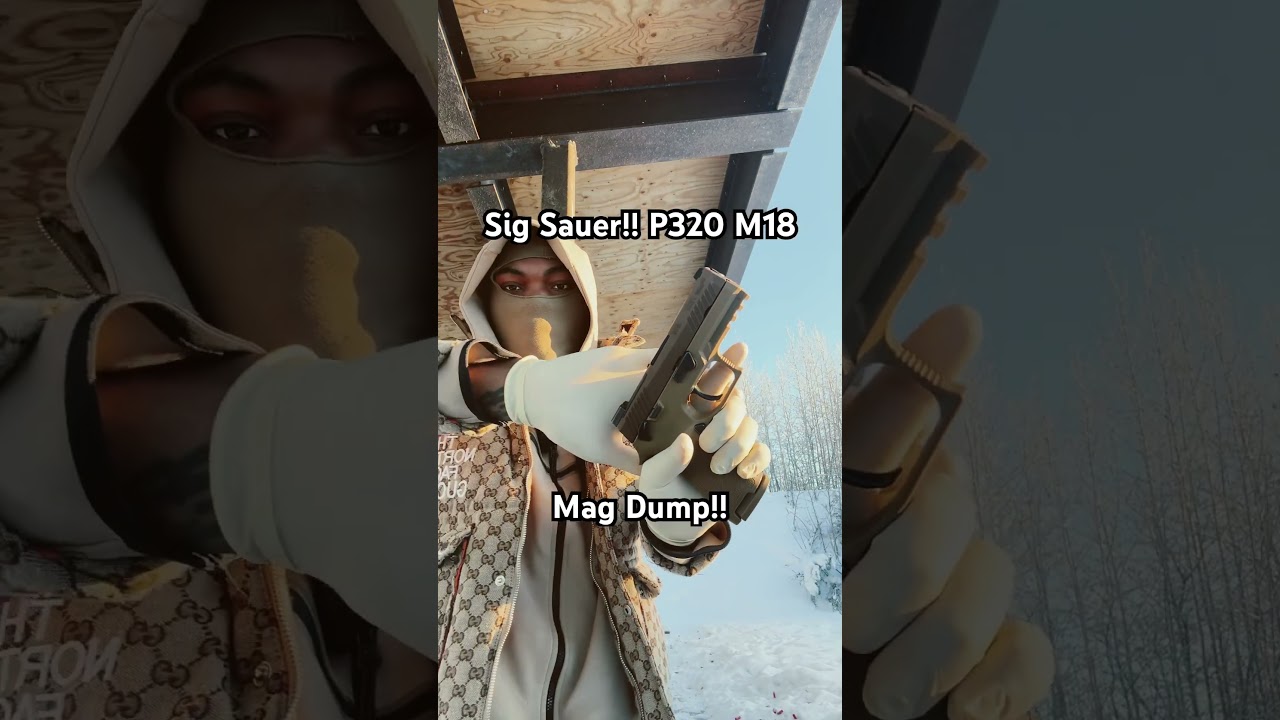 Sig Sauer!! P320 M18 Mag Dump! Malfunction 