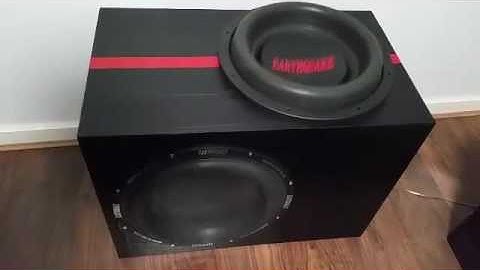 EARTHQUAKE SUB DBXI-15D + EARTHQUAKE SLAPS-15 (PATENTED PASSIVE RADIATOR