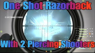 Division 2 One Shot Razorback With 2 Piercer Shooters Dark Hours Raid Speedrun