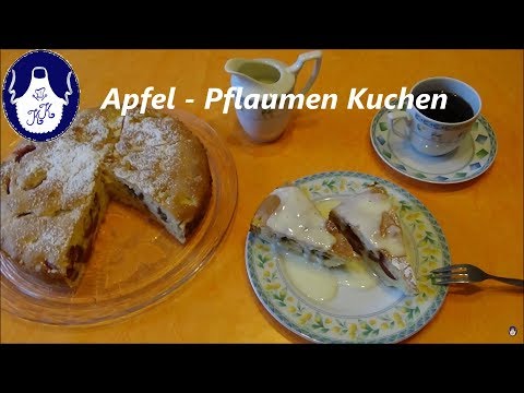 Video: Äpfel Gebacken Mit Pflaumen Und Mandeln