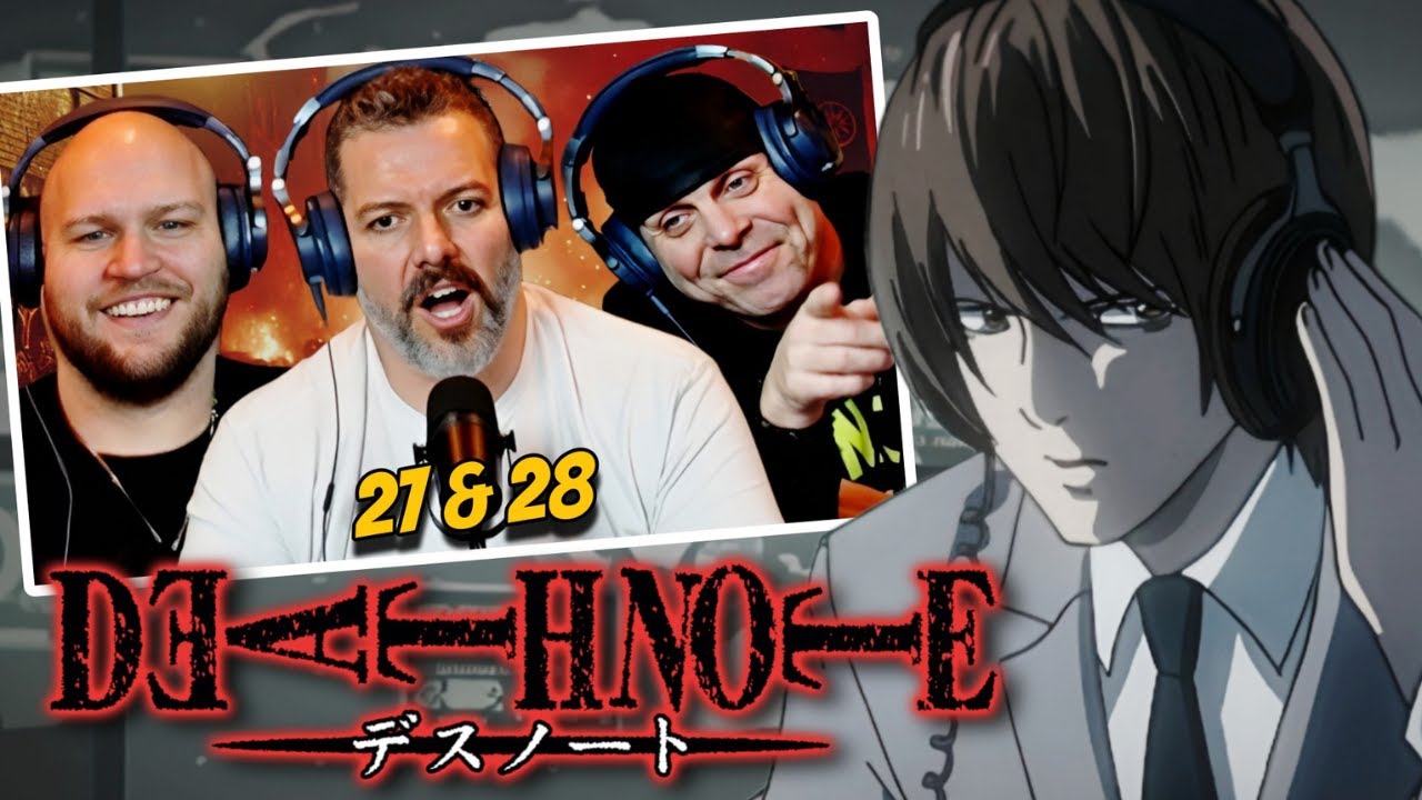 Death Note season 1 episode 1x27 & 1x28 reaction (DUB)