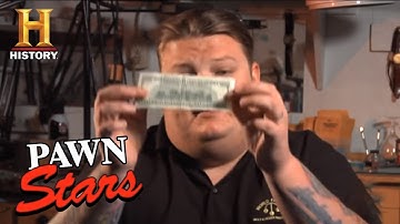 How to Spot a Fake $100 bill | Pawn Stars