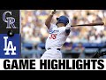 Rockies vs. Dodgers Game Highlights (7/24/21) | MLB Highlights