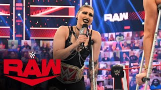 Rhea Ripley emerges with an “injury” during Charlotte Flair’s medical update: Raw, July 5, 2021