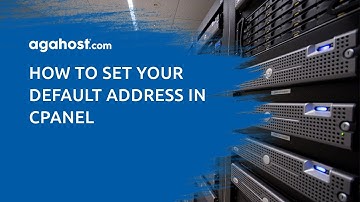 How to set your default address in cPanel