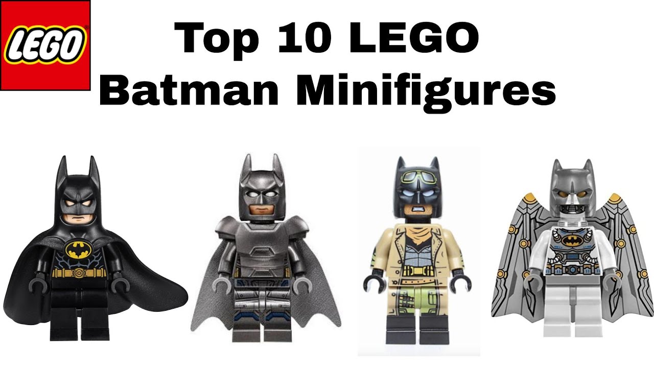 Top 10 LEGO Batman Minifigures - YouTube