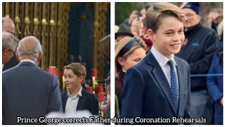 Prince George corrects his Father, Prince William, in saying 