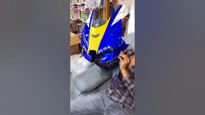 Kawasaki ninja zx10r complete fairing change 👍👍 #kawasaki #ninja #zx10r