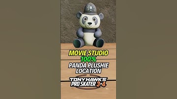 MOVIE STUDIO PANDA PLUSHIE LOCATION | 100% GUIDE |💯Tony Hawk