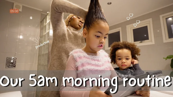 5 AM PRODUCTIVE MOM MORNING ROUTINE/ how to be pro...