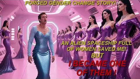 AN ALIEN SPACESHIP FULL OF WOMEN SAVED ME! BUT I BECAME ONE OF THEM! FORCED GENDER CHANGE STORY!