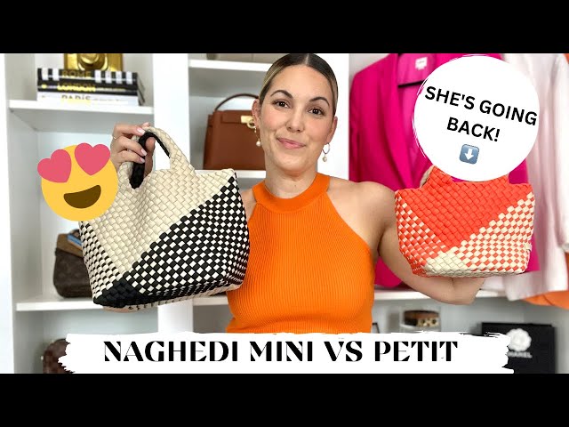 IN-DEPTH* NAGHEDI ST BARTH'S MINI VS PETIT REVIEW 👛handle drop, crossbody  option, what fits inside 