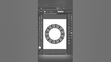 How to make circle pattern in adobe illustrator #adobesoftware #art #adobedesign #digitalart