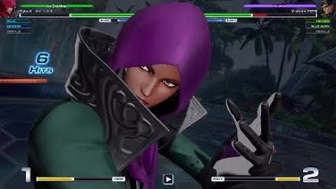The King of Fighters XIV Diaphone (Najd, Oswald) Vs Mishima (Heidern, Blue Mary) Vicarious Replay