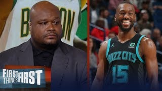 Antoine Walker believes the Celtics are better with Kemba over Kyrie | NBA | FIRST THINGS FIRST