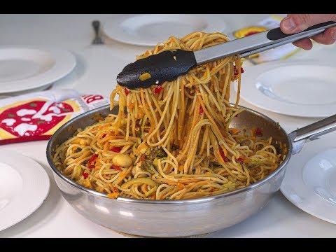 Video: Kako Kuhati špagete S Povrćem