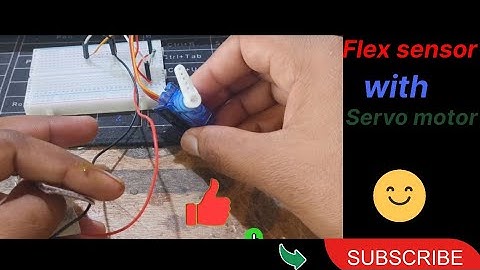 DIY Flex Sensor with Servo Motor Control | Easy Home Project