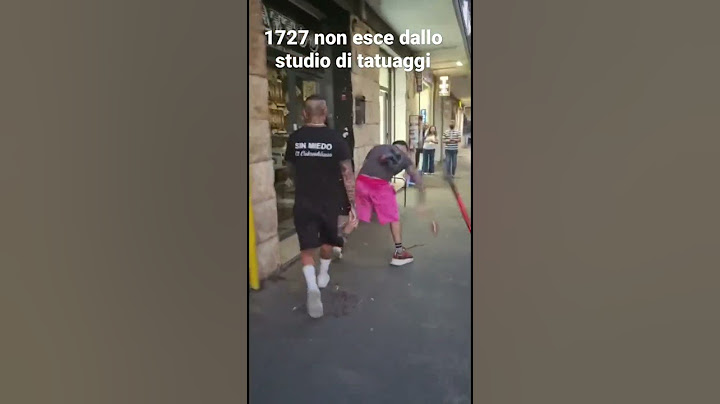1727 viene aggredito da poeta di strada e colombiano di Niko pandetta fuori dallo studio di tatuaggi