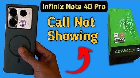 incoming call ringing but not showing infinix note 40 Pro, how to fix incoming call not showing on s