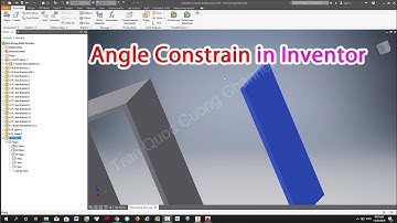 Angle Constrain in Inventor Assembly - Tạo liên kết góc trong Inventor - Inventor cho người mới