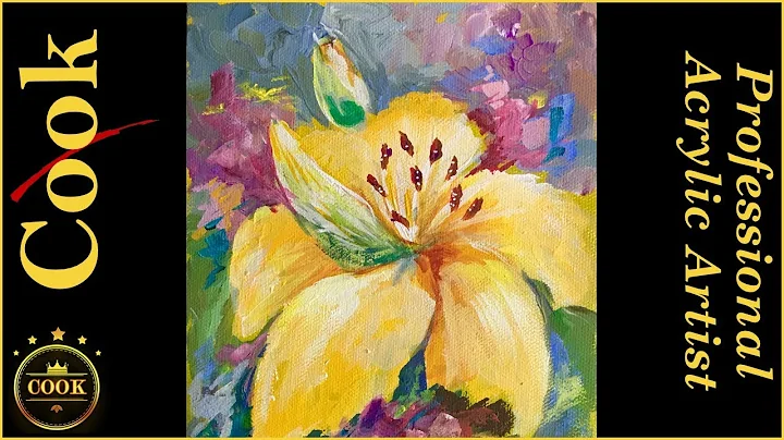 How to Paint Flowers Loosely With a Multicolored B...