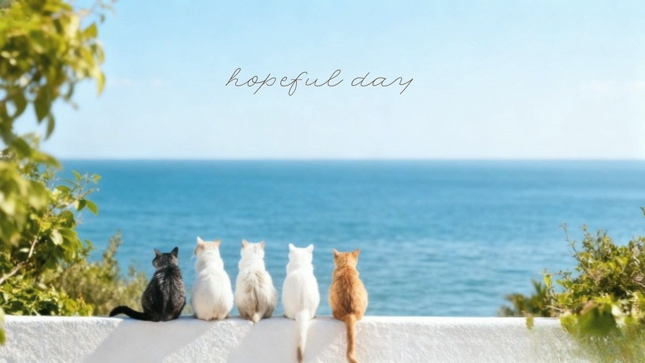 a beautiful new day 🌼 (hopeful piano music & calming waves to start your day)