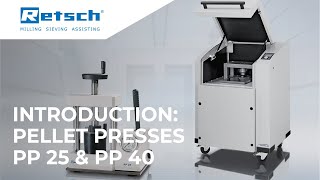 Pellet Press PP 25 & PP 40 #RETSCH #laboratorypelletpress #laboratoryinstruments
