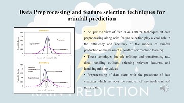 Machine learning based rainfall prediction