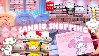 💗 Sanrio Shopping at Miniso 💗🛍️ new sanrio collections, plushies, kawaii figures