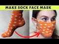 Sock Mask | Face Mask from Socks | Sock mask for face | diy face mask sock