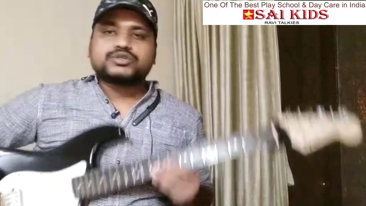 SAI KIDS(Ravi Talkies)summer camp Guitar Class lesson 4 YouTube