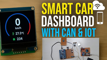 Smart Car Dashboard using CAN & IoT | STM32 + ESP32 + Blynk Cloud | Embedded Systems Project