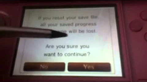 How to restart your Nintendogs + Cats game!!