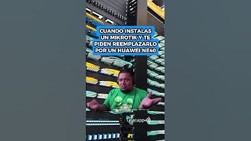 Cuando debes reemplazar un MIKROTIK por un NE40 🤭