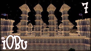 EPIC ARCHER TOWERS ON CASTLE WALL! - Part 7 - Minecraft Timelapse - Let