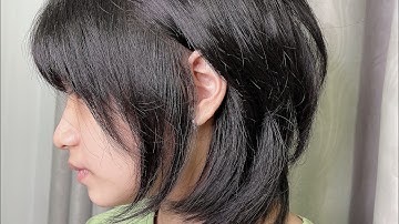 Cắt kiểu tóc layer mulet mái ngang sole dành cho học sinh | salon hùng đông tinh