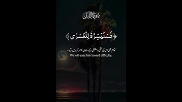 القرآن الكريم ❤️ سورة الليل