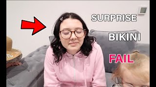 SURPRISING OUR 18 YEAR OLD WITH THE MOST BEAUTIFUL BIKINI (EPIC FAIL)