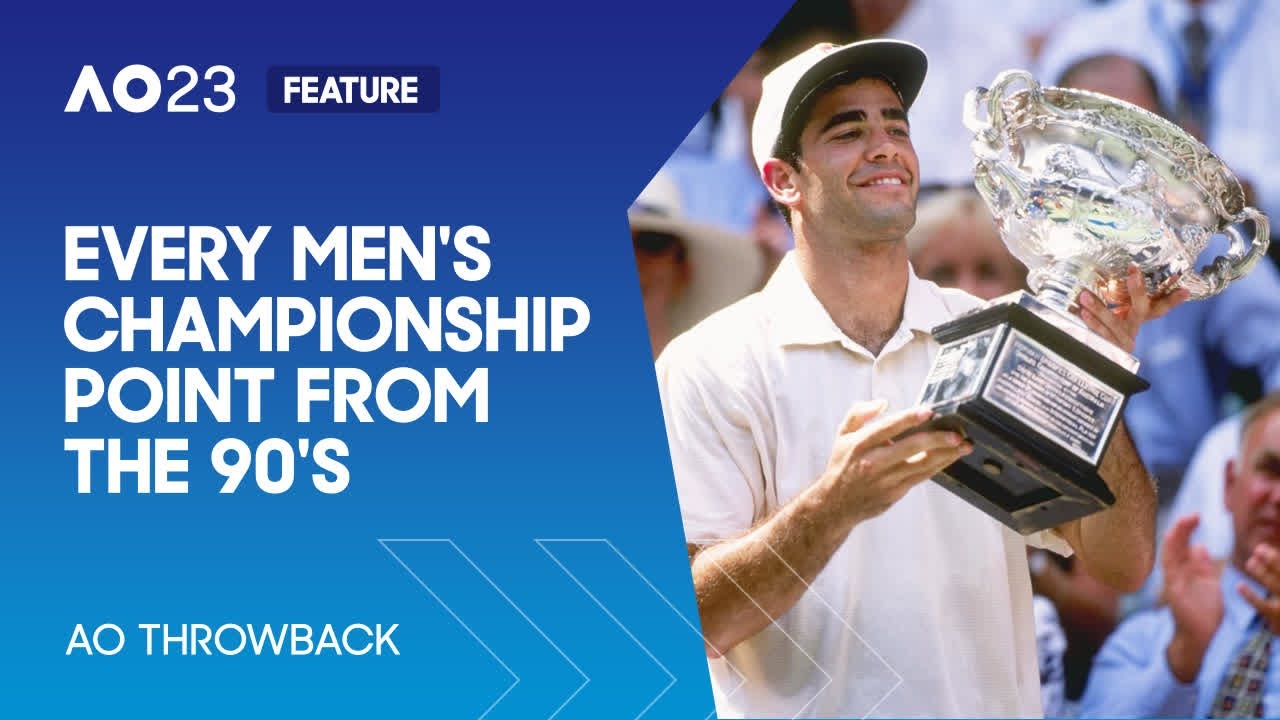 Every Men's Championship Point from the 90's | Australian Open