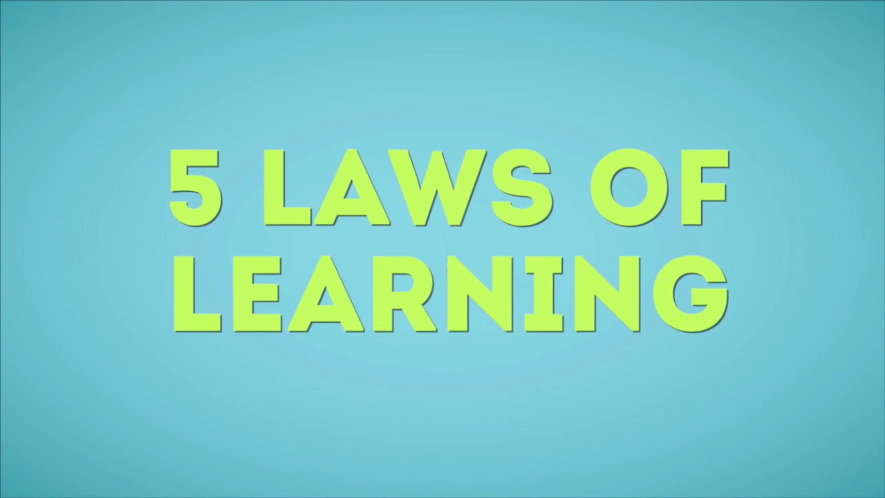 5 Laws of Learning