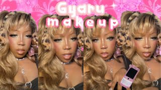 Trying Gyaru Makeup  ☆.｡.:*･ﾟ