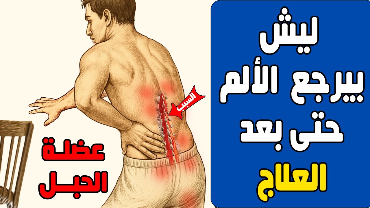ليش يرجع ألم ظهرك بعد التمرين والعلاج أو حتى العملية؟  فحص وعلاج السبب الغامض والعميق! #ملتيفيدس