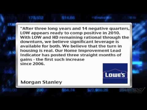 News Update: Morgan Stanley Says Lowe's Companies (NYSE: LOW) On Road To Recovery