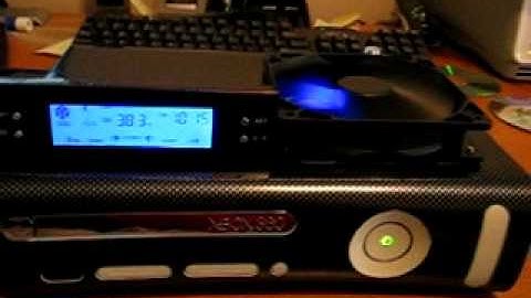 Xbox 360 mod - RROD Fan Mod and Temp Sensor Xbox 360