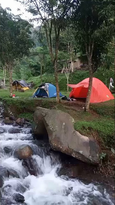 camp dam cidahu TNGHS tempat camping yg berada di kaki gunung salak cidahu sukabumi