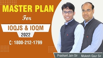 IOQJS | IOQM | Master Plan | Paper Strategy | Everything You Need To Know | PJ Sir | MG Sir | 2022 |