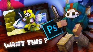How To Make Minecraft Thumbnails || TUTORIAL [In Hindi]  [2022]