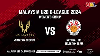 Live Malaysia U20 D-League 5Pmucsi Ns Matrix Deers W Vs National U18 Selection Team W