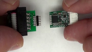 Connectorless 1x6 mini ISP connector without Pogo pins