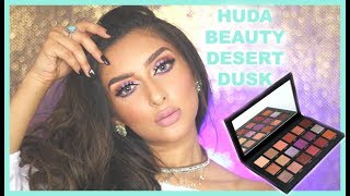 Huda Beauty Desert Dusk Eyeshadow | Full Face Tutorial | OME